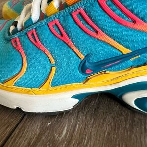 Nike Teal and Yellow Athletic Shoes